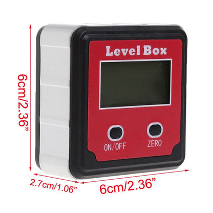 Digital Inclinometer Spirit Level Protractor Angle Finder Gauge for Precision Use