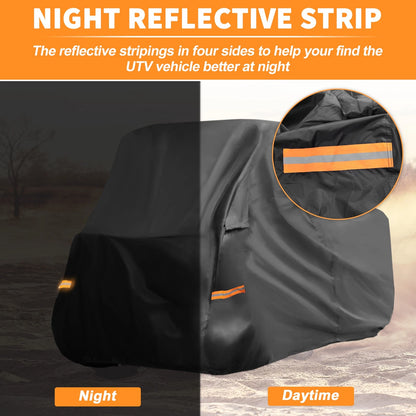 210D-PU Waterproof UTV Cover Side by Side for Kawasaki MULE SX