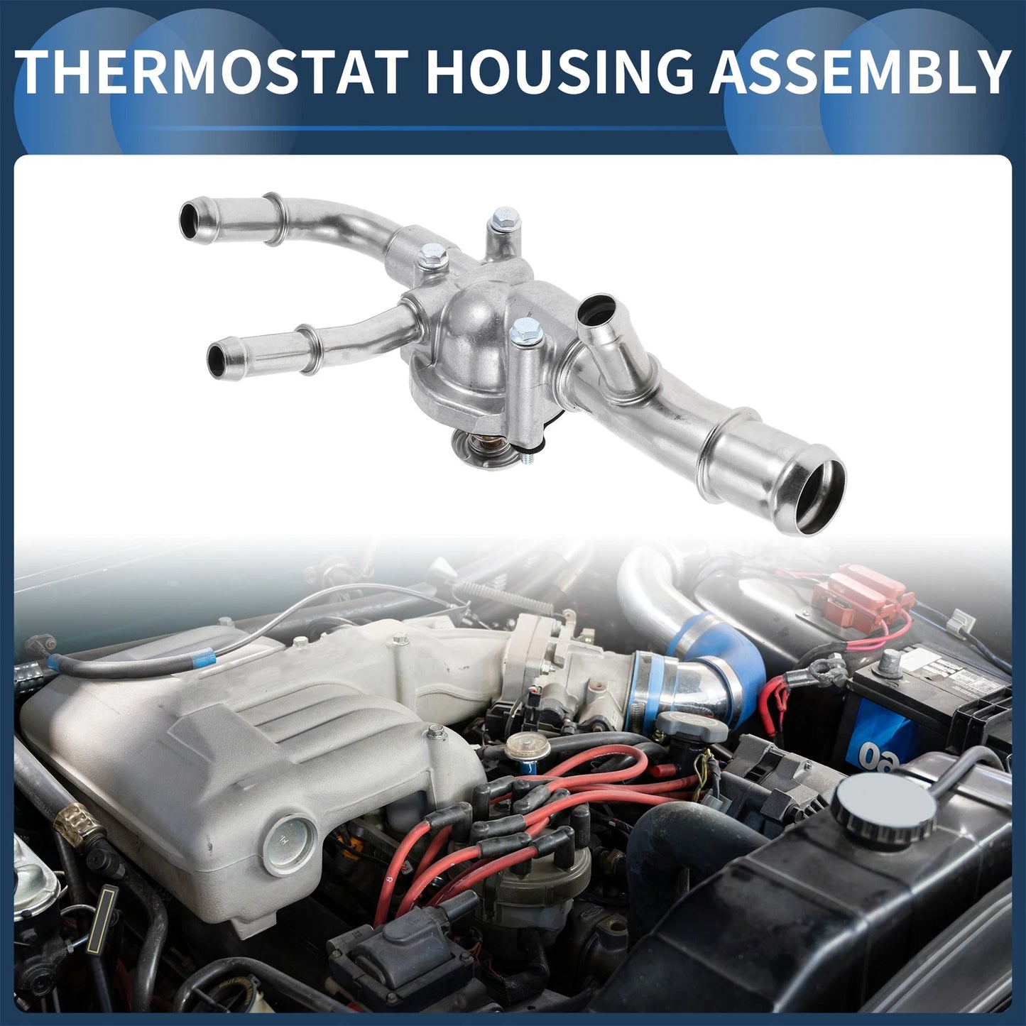 Thermostat Housing Assembly for Chevrolet Impala V6 3.6L (2014-2019)