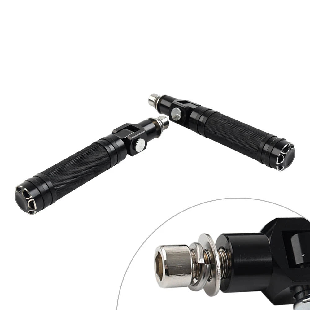 CNC Motorcycle Foldable Footrests Footpeg Pedals for Universal Models
