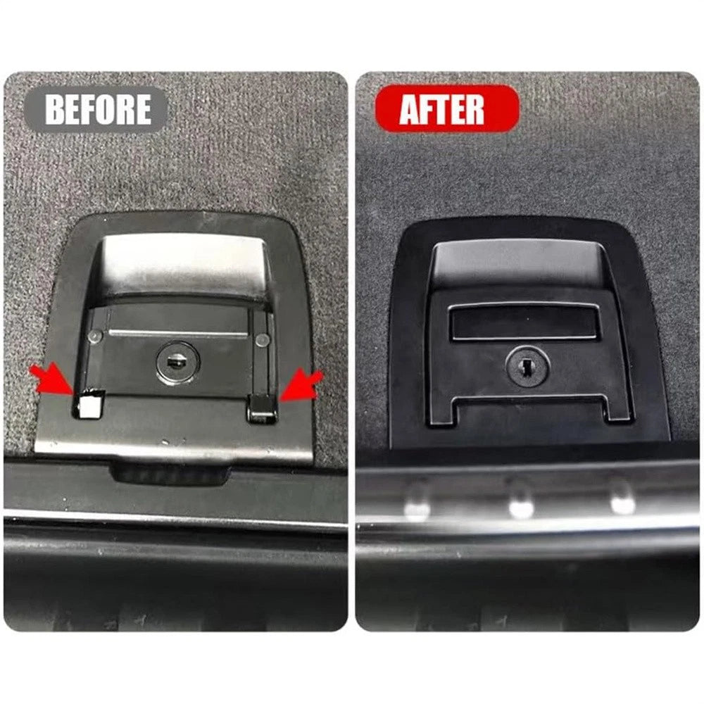 Rear Trunk Mat Carpet Handle Black for BMW 5 Series E60/F11/F07 (2002-2017)