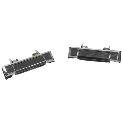 2 x External Front LH + RH Set Door Handles for Landcruiser 60-79 Series