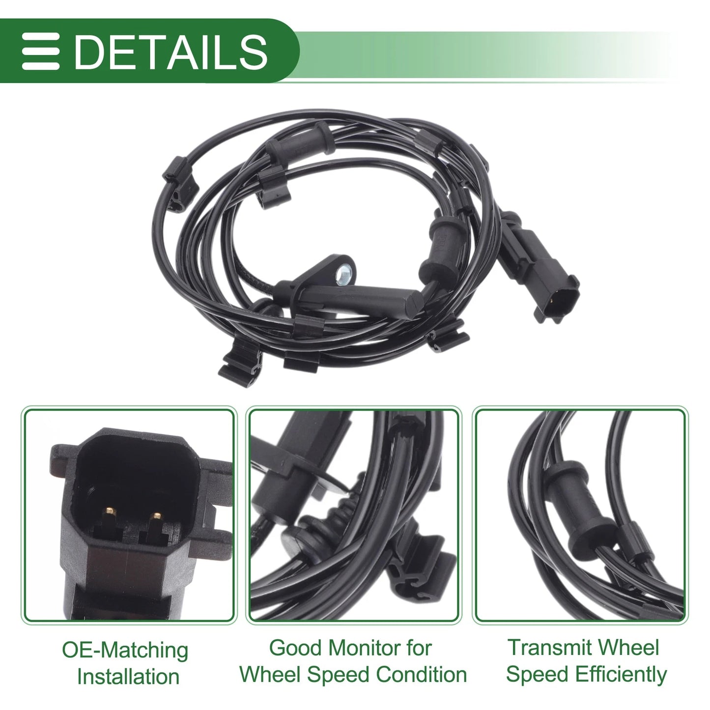 ABS Wheel Speed Sensor for Dodge Ram 3500 (2013-2013)