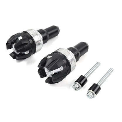 Motor Exhaust Frame Slider Bolt Anti Crash Protector for Universal - Silver