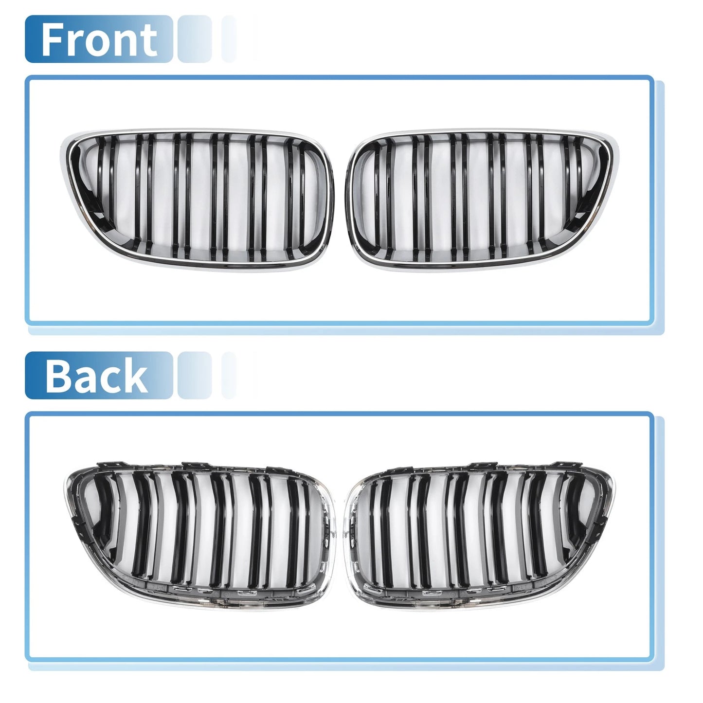 Front Upper Bumper Grille for BMW 2 Series F22 (2014-2021)