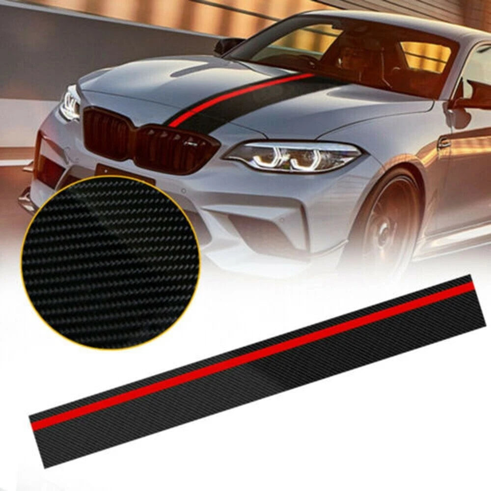 Front Hood Decal Wrap Sticker Carbon Fiber Style for Honda Civic (2016–2020)