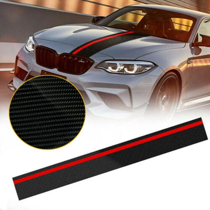 Front Hood Decal Wrap Sticker Carbon Fiber Style for Honda Civic (2016–2020)
