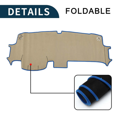 Dashboard Cover Mat for Honda STEPWGN AIR SPADA 2022-2023 Black Blue