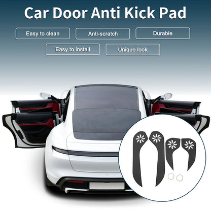 Car Door Anti Kick Pad Protector for Subaru XV / Crosstrek (2000-2020) Black 1 Set