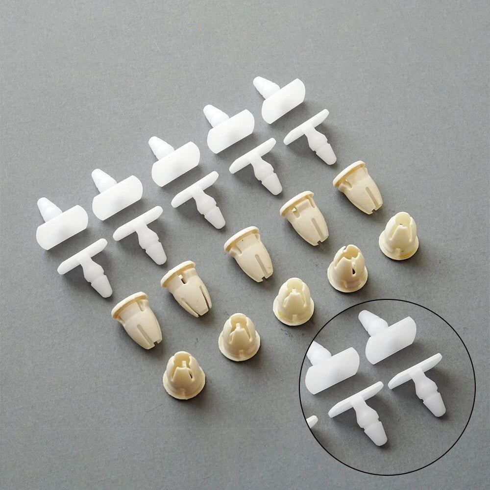 Trim Plastic 20 x Attachment Button Front