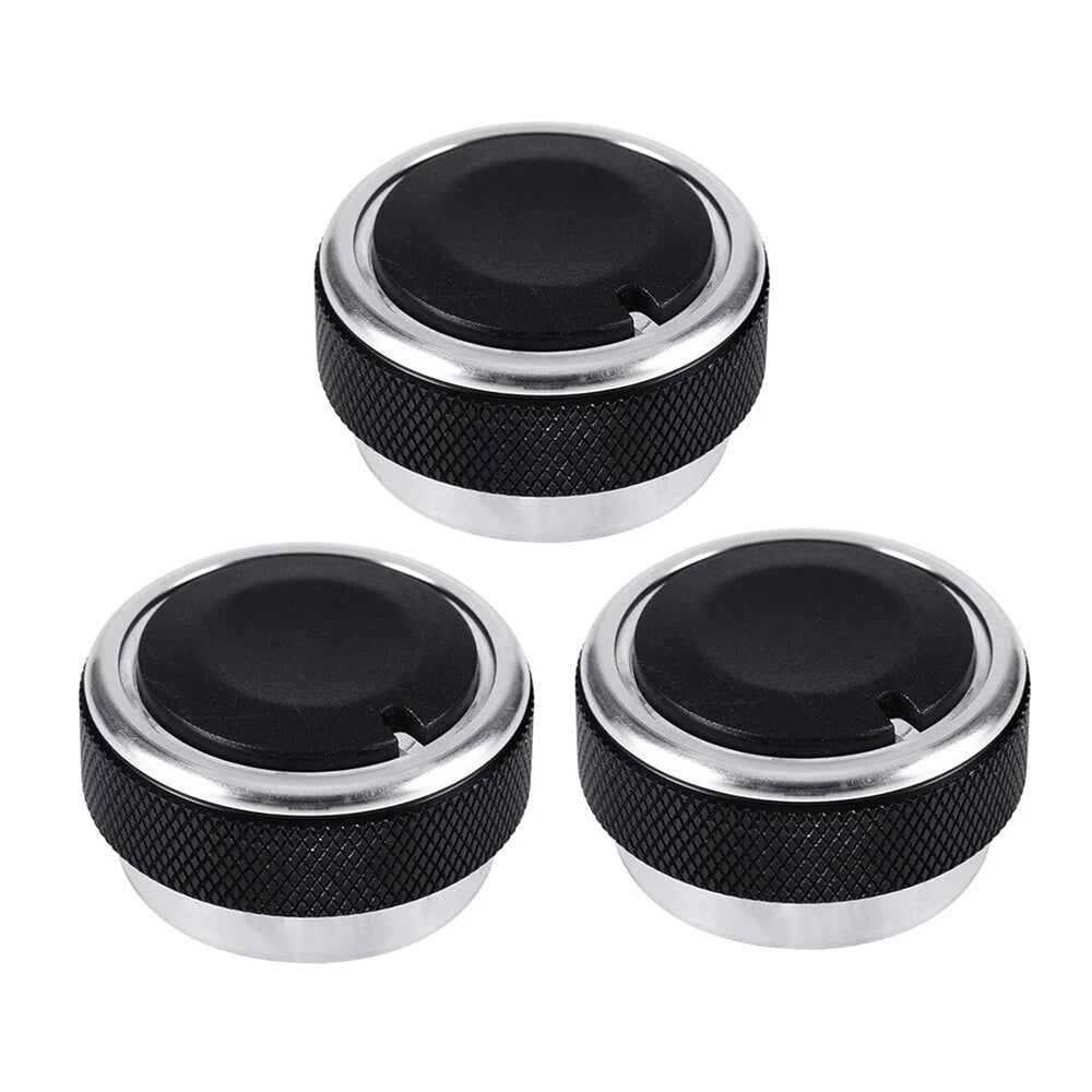 3 x Switch Knob Heater Climate Control Button A/C for Ford Focus Mondeo Fusion