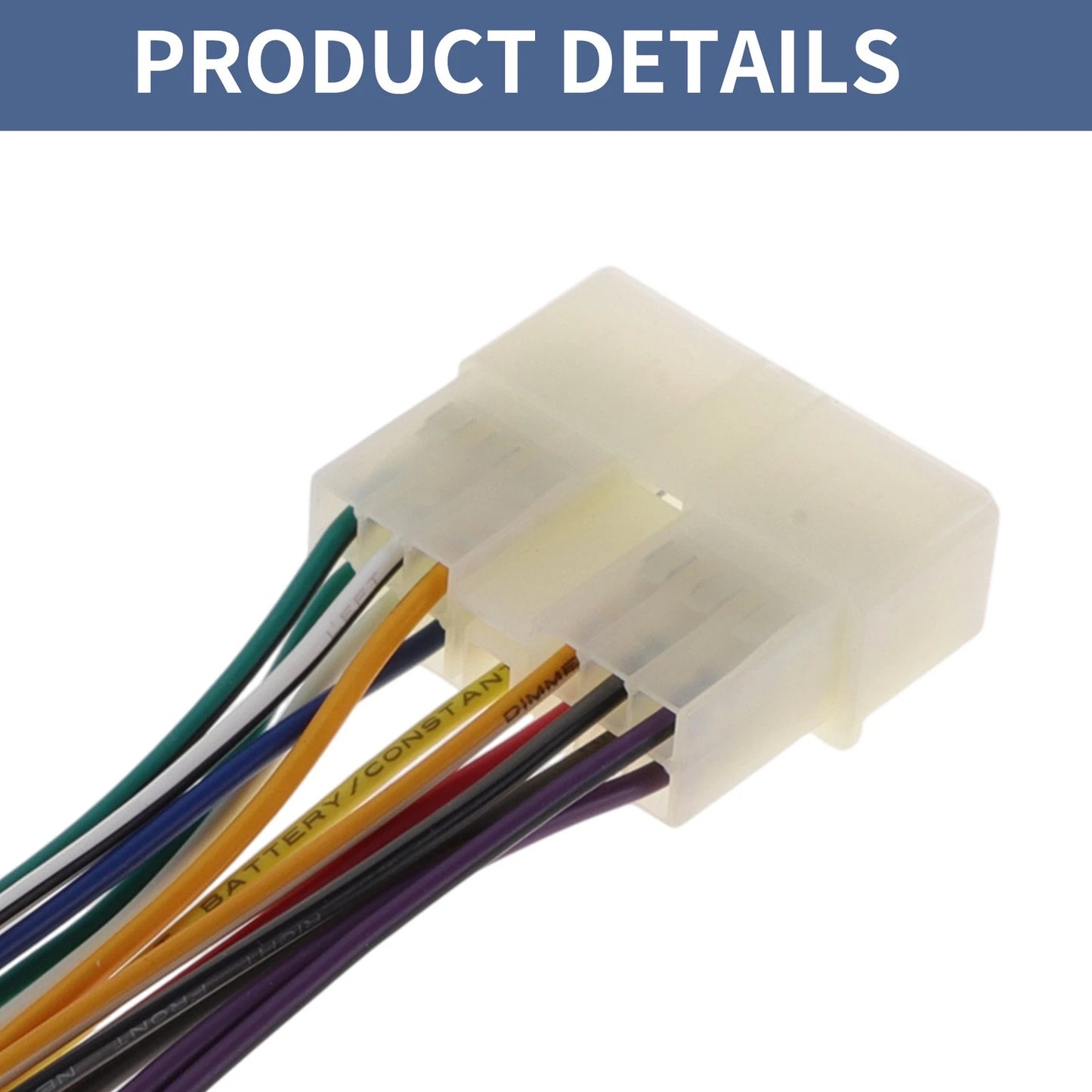 Car Stereo CD Player Wiring Harness for Jeep Eagle (1989-1996)