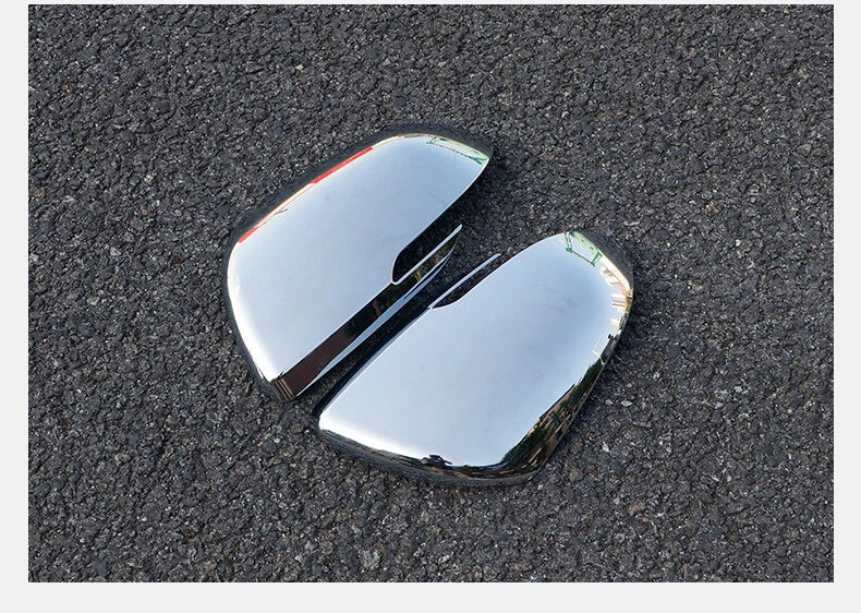 Chrome Side Mirror Cover Trim with Turn Light for Kia Seltos (2020-2021)
