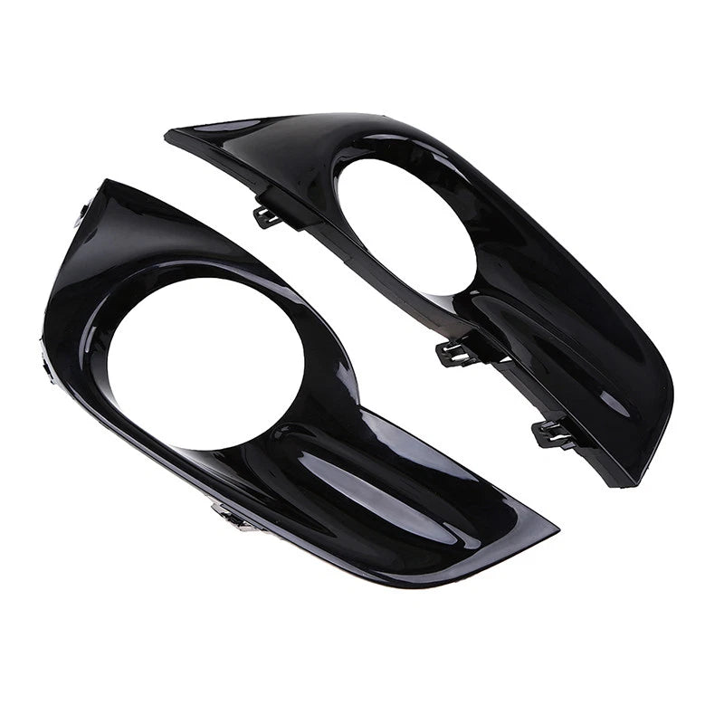 Black Front Bumper Fog Light Bezel Cover for Nissan Altima Sedan (2013-2015)