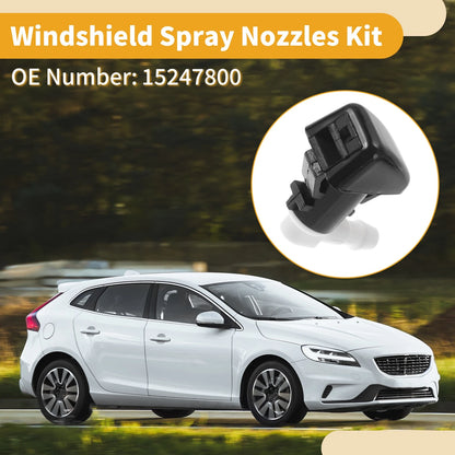 Windshield Washer Nozzle Kit for Chevrolet Malibu with Gaskets (2008-2012)