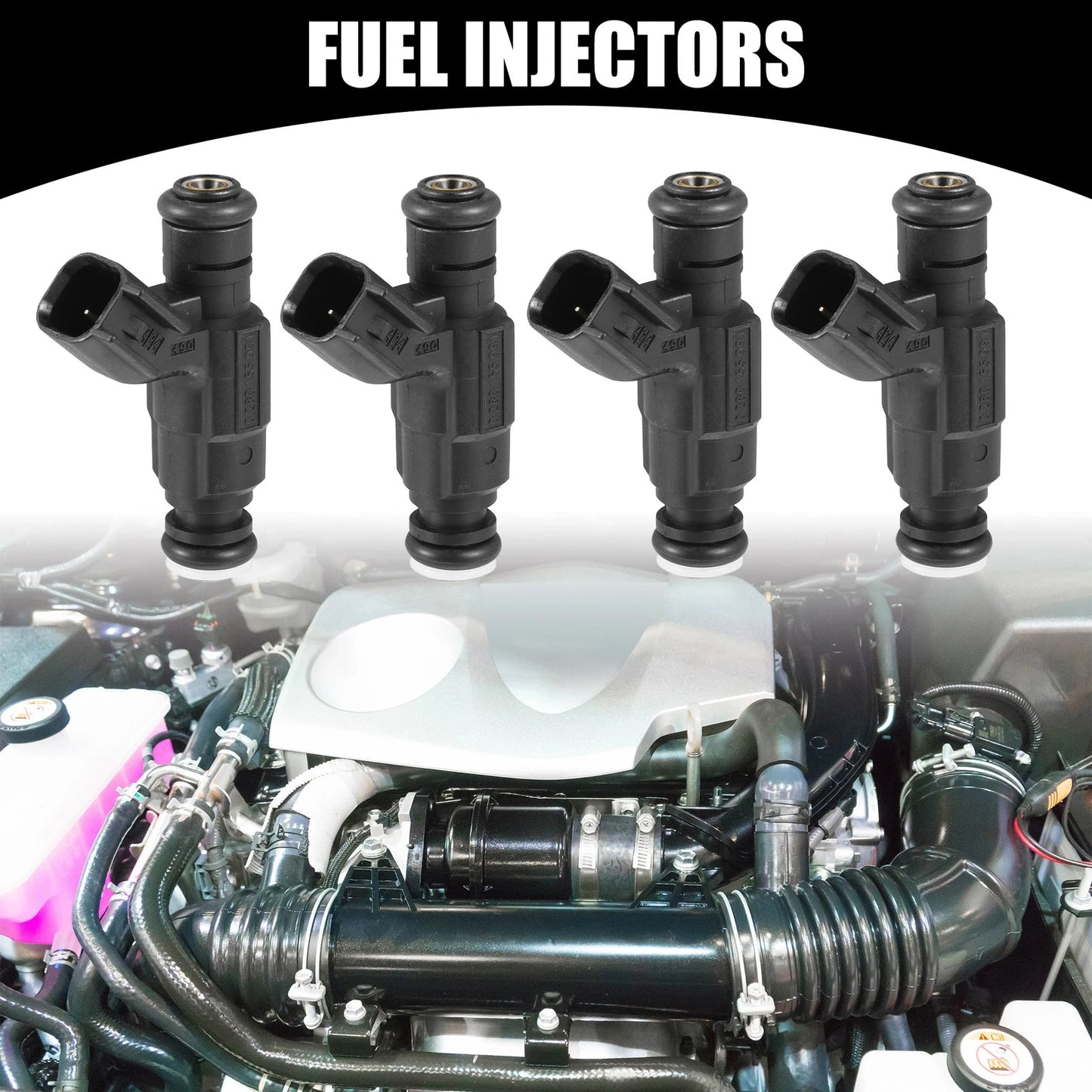 4 x Fuel Injectors for Mini One Cooper (2000-2008)