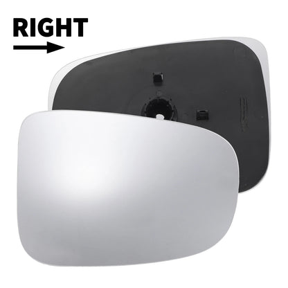 Right Side White Mirror Glass with Back Convex for Ford Transit