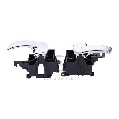 Left & Right Inner Door Handle Chrome for Nissan Navara D40 Frontier(2005–2018)