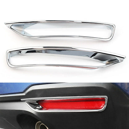 Chrome Rear Fog Light Lamp Cover Trim for Subaru Forester (2013-2018)