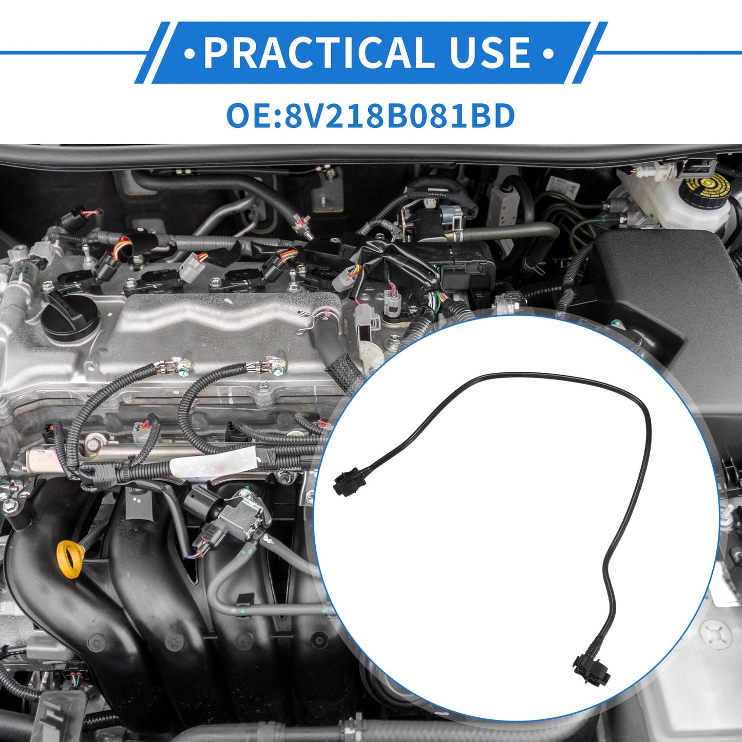 Radiator Overflow Water Tank Hose for Ford B-Max (2012-2023)