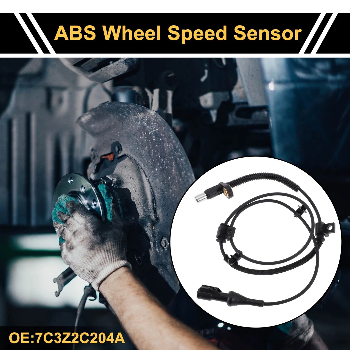 ABS Wheel Speed Sensor for Ford F-250 F-450 F-550 Super Duty (2005-2023)