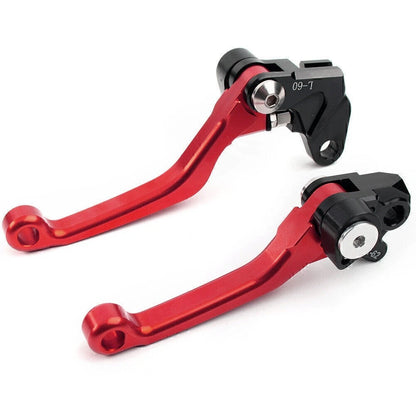 RED Pivot Brake Clutch Levers for SUZUKI RM125 RM250 RM85 (2001-2023)