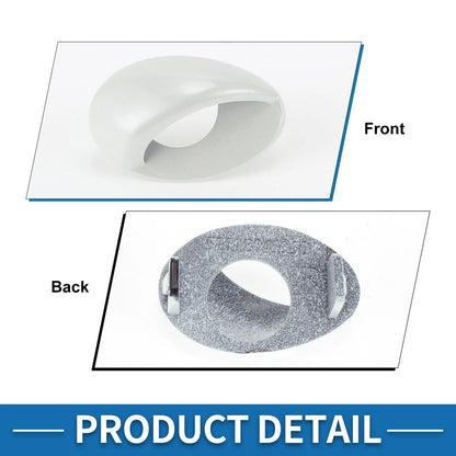 Front Right Side Bumper Headlight Washer Nozzle Cover Cap for BMW M3 White (2008-2013)