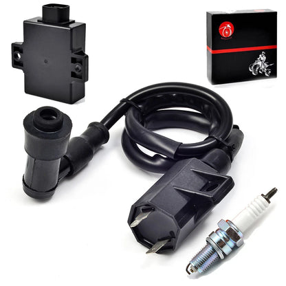 Ignition Coil Spark Plug CDI Kit for Kawasaki KLF220 1996-2002 Bayou 220