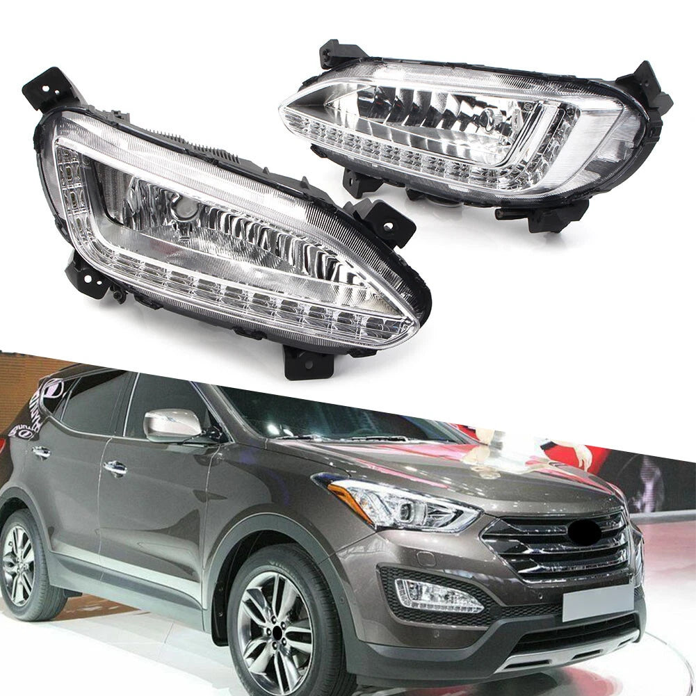 ABS LED Daytime Running Lights for Hyundai Santa Fe/IX45 (2013-2015)