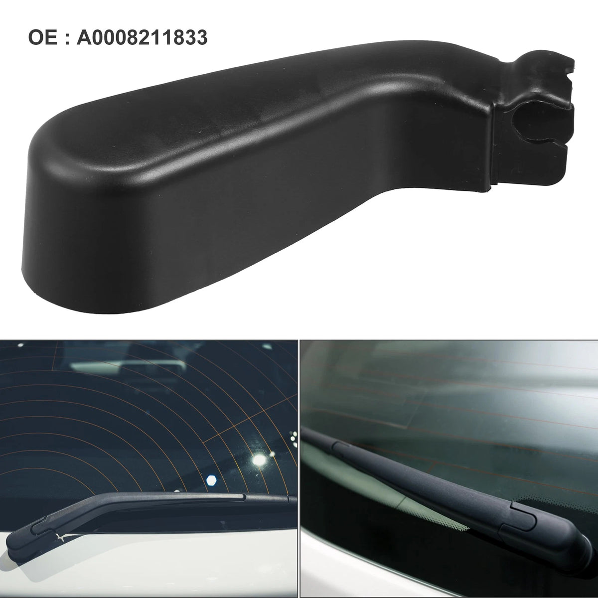 Rear Windshield Wiper Arm Nut Cover for Mercedes-Benz Viano Vito (2003-2012)