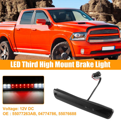 LED Third High Mount Brake Light for Dodge Ram 1500 ABS Black