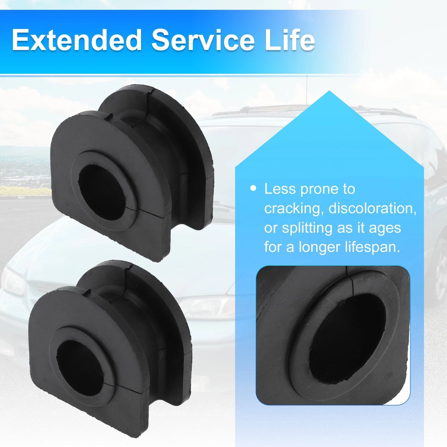 Stabilizer Sway Bar Rubber Bushing Kit for Cadillac Escalade (2009-2019)