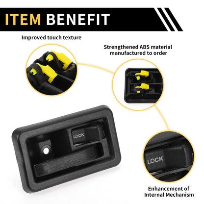 Front Right Interior Door Handle for Jeep Wrangler (1997-2006)