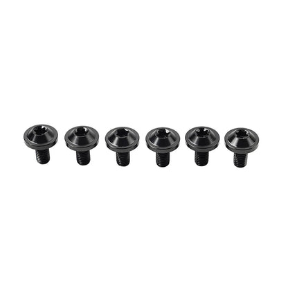 6 x Black Titanium M5x30mm Torx Head Screws for Bike Motorcycle