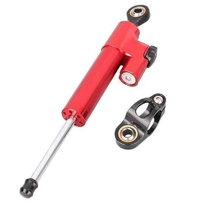 Steering Damper Stabilizer for Motorbike - Red Control CNC