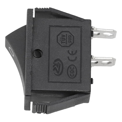 Black KCD3 Rocker Switch SPST 2 Pin On/Off for Boat Control Panel