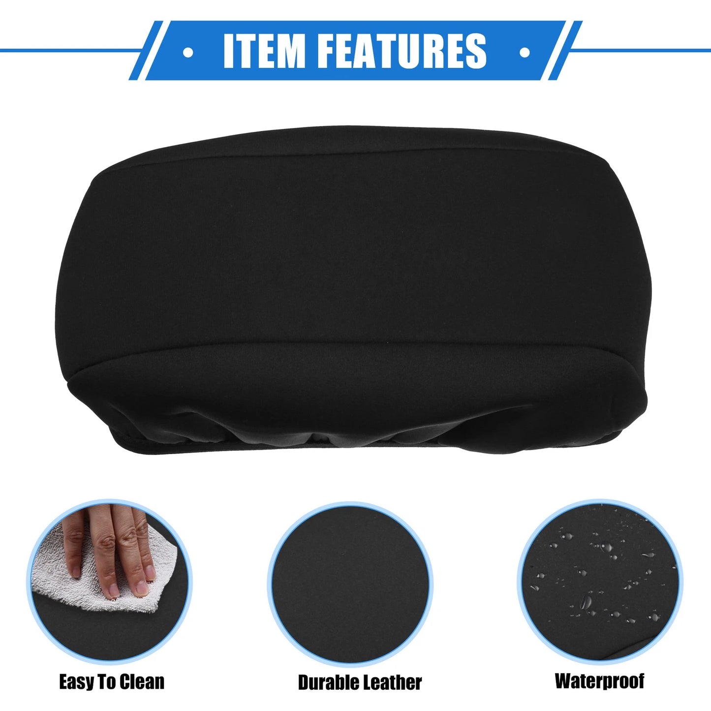 Armrest Cover Pad for Chevy Cruze (2017-2019) Neoprene Black