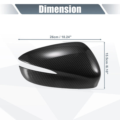 Rearview Mirror Cover Overlay Carbon Fiber for Mazda CX-3 (2017-2018)