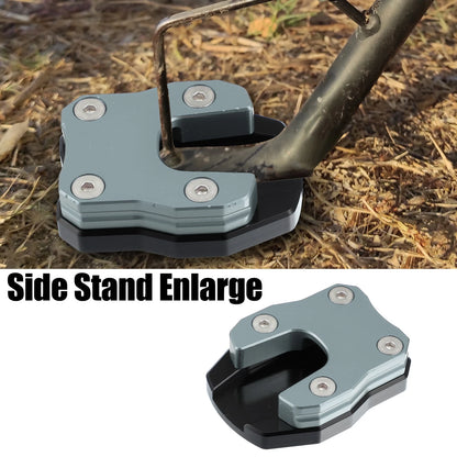 Kickstand Plate Pad Aluminum Alloy Titanium Tone for Honda PCX125