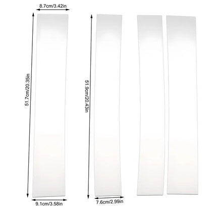 4PC Chrome Pillar Posts Door Trim for 2007-14 Cadillac Escalade ESV EXT