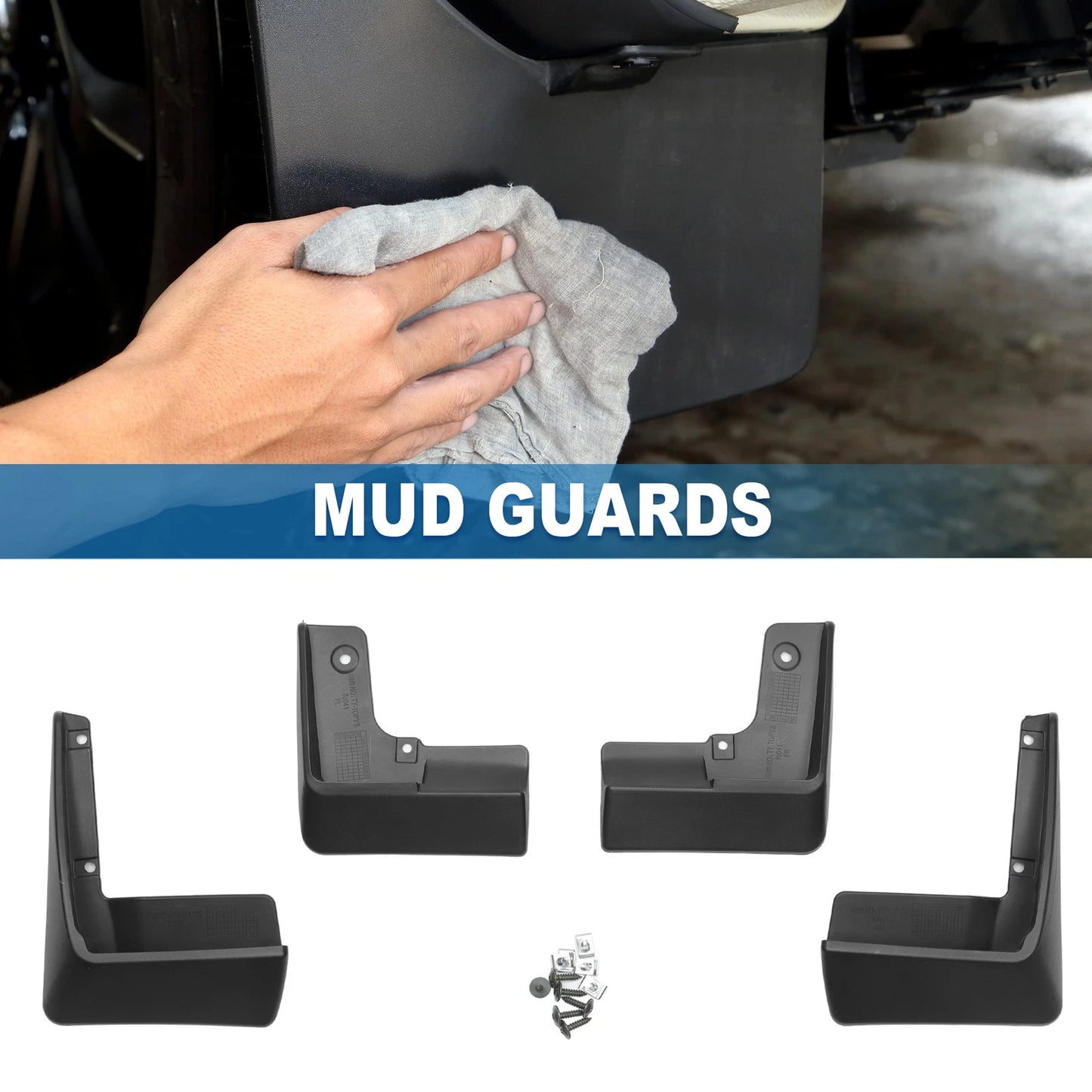 Mud Flap Splash Guard for Toyota Prius (2010-2015)