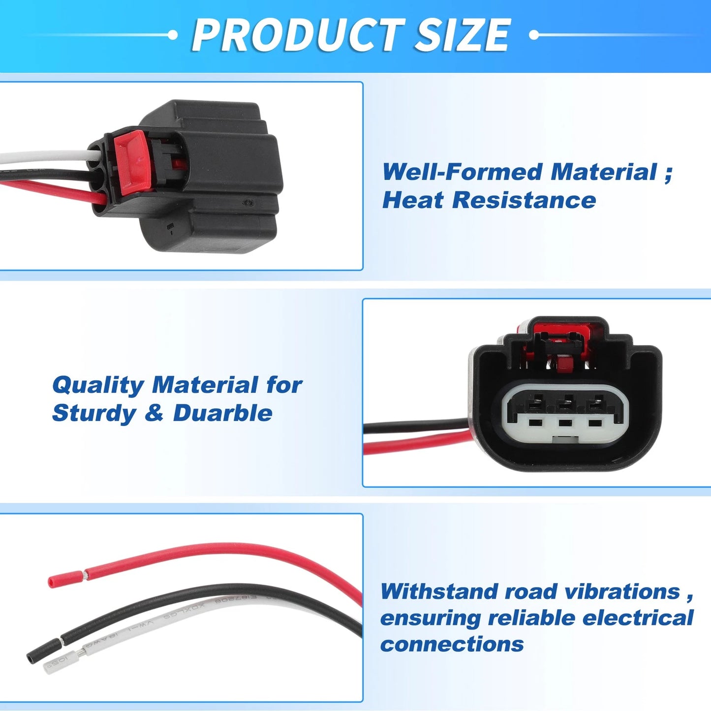 Manifold Pressure Sensor with Connector for Chrysler Dodge (2005-2010)
