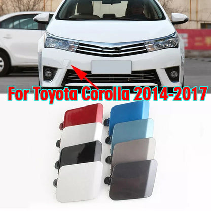 Front Bumper Towing Hook Eye Cover Trailer Cap for Toyota Corolla (2014–2017)