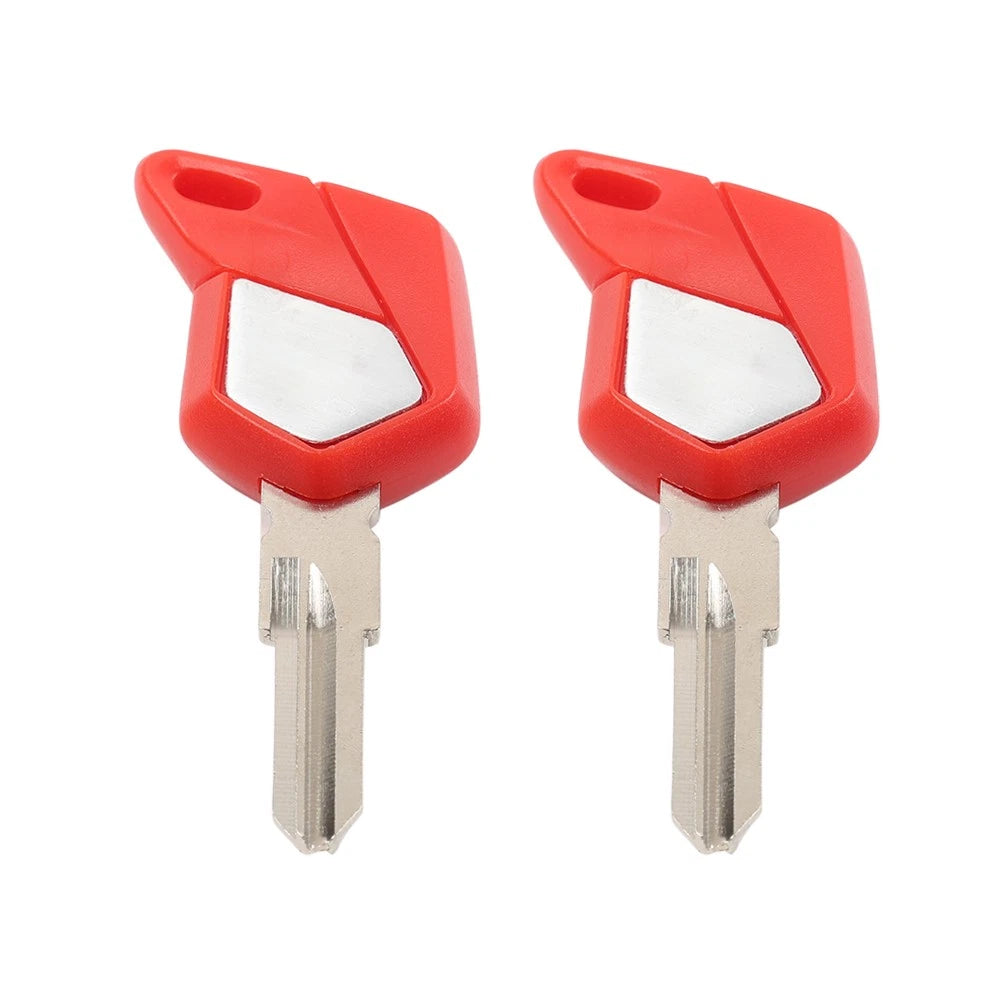 2 x Uncut Blade Blank Keys for MV Agusta F3 675 800, Brutale 675 800