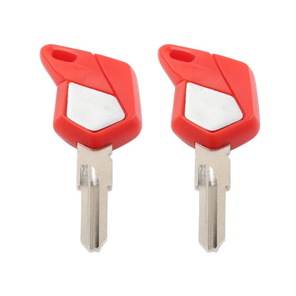 2 x Uncut Blade Blank Keys for MV Agusta F3 675 800, Brutale 675 800