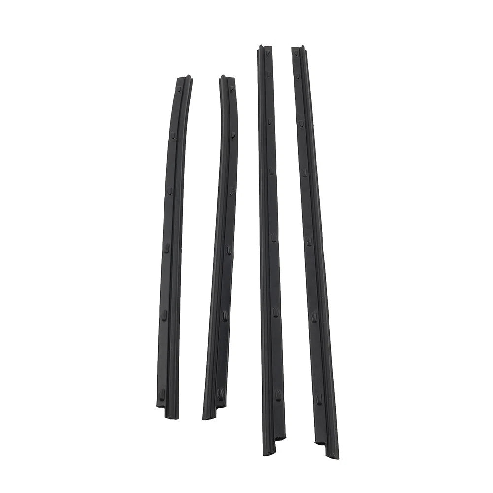 4pcs Inner Front Rear Door Belt Moulding for Toyota Hilux Vigo (2004-2014)