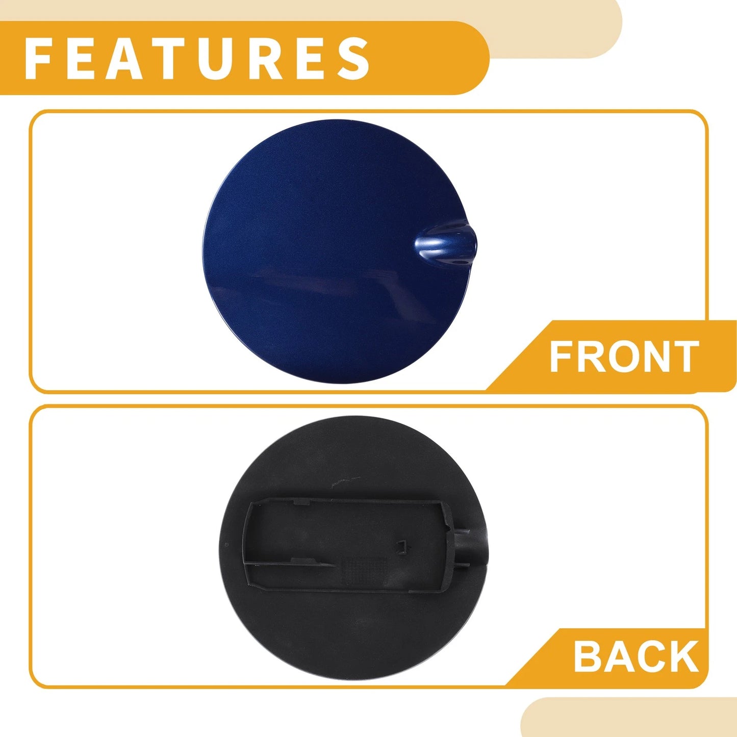 Fuel Tank Door Cap for Ford Focus 2008-2011 () Blue