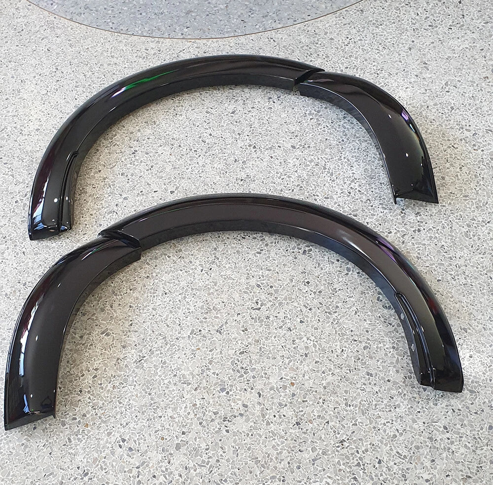 Front Gloss Black Fender Flares for Nissan Navara (2021-2022)
