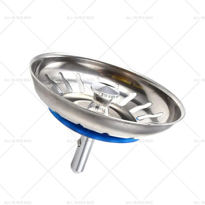 Stainless Steel Kitchen Sink Strainer Plug Waste Drain Stopper