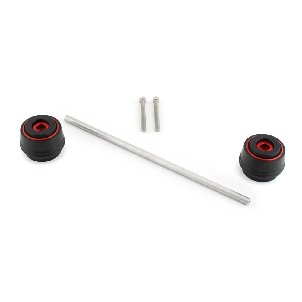 Front Wheel Axle Fork Slider Crash Protector for Zontes Shengshi 368 D E M (N/A)